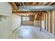 Spacious unfinished basement with utility connections ready for customization at 1477 Patricia Dr, Morrow, GA 30260