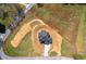Expansive property featuring a modern home with surrounding land, highlighted by a red outline of the lot at 4285 Haynes Cir, Snellville, GA 30039