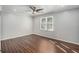 Bright bedroom featuring a ceiling fan and a window that lets in natural light at 136 Peachtree Memorial Nw Dr # Va2, Atlanta, GA 30309