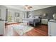 Inviting main bedroom with hardwood floors, multiple windows, and a serene atmosphere at 1495 Longwood Sw Dr, Marietta, GA 30008