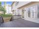 Backyard view from the wood deck at 2542 Ashridge Ct, Lawrenceville, GA 30043
