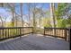 View from the spacious deck overlooking the backyard at 2542 Ashridge Ct, Lawrenceville, GA 30043