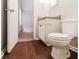 Well-maintained bathroom with vinyl flooring and functional fixtures, ensuring comfort and convenience at 2895 Wildflower Ln, Snellville, GA 30039