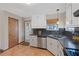 Kitchen area with ample counter space, stainless steel appliances, and direct access to the backyard at 4062 Wildflower Ln, Tucker, GA 30084