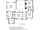 Second level floor plan for home located at 2315 Monet DR, Cumming, GA at 2315 Monet Dr, Cumming, GA 30041
