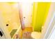 Cozy bathroom features a shower and tub combo, toilet, and light green walls at 3196 Moon Stone Ln, Snellville, GA 30039