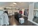 Well-organized walk-in closet featuring custom storage solutions for clothing and shoes at 1952 Azalea Dr, Lawrenceville, GA 30043