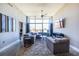 Cozy living room features large windows and access to an office space at 130 Arizona Ne Ave # 302, Atlanta, GA 30307