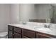 Bathroom featuring a double sink vanity with lots of counter space at 2544 Castellan Dr, Atlanta, GA 30316