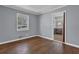Bedroom with hardwood floors and a neutral wall at 2675 Davidson Dr, Lithonia, GA 30058