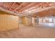 Spacious basement featuring tan walls, exposed ducts, carpeted flooring, and flexible layout at 537 Pine Shadows Dr, Dallas, GA 30157