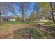 Lawn with mature trees in the backyard with other houses in the far background at 2261 Headland Ter, Atlanta, GA 30344