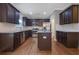 Kitchen with stainless steel appliances, granite countertops, and center island at 5414 Splendida Ct, Fairburn, GA 30213