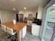 Bright kitchen featuring white cabinets, stainless steel appliances, and an island with seating at 1888 Peeler Rd, Dunwoody, GA 30338