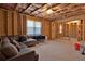 Unfinished basement awaiting customization, featuring exposed ceiling and wood framing at 1054 Mackets Ct, Atlanta, GA 30354