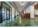 Grand lobby featuring elegant flooring, stylish lighting, and reception area at 795 Hammond Dr # 407, Sandy Springs, GA 30328