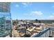 Stunning city view from a high-rise balcony, showcasing the cityscape and beautiful blue skies at 3324 Peachtree Ne Rd # 2807, Atlanta, GA 30326