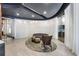 Relaxing lobby area with comfortable seating, stylish decor and ample lighting with large curved curtain wall at 3324 Peachtree Ne Rd # 2807, Atlanta, GA 30326