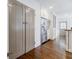 View of the kitchen pantry featuring painted wood cabinets and drawers, and a stainless-steel refrigerator at 3790 Narmore Ne Dr, Atlanta, GA 30319