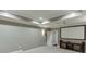 Finished basement with a movie screen and projector, perfect for Gathering movie nights at 4296 Alba Ln, Buford, GA 30519