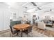 Bright living space showcasing an open kitchen, dining area, and cozy sitting area at 1308 Fairview Ne Rd, Atlanta, GA 30306