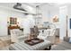 Bright open floor plan with a modern kitchen, dining space, and comfortable living area at 1308 Fairview Ne Rd, Atlanta, GA 30306