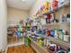 Walk-in pantry with extensive shelving, perfect for organized storage of all your essentials at 1345 Bridgemill Ave, Canton, GA 30114