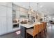 Modern kitchen boasts stainless steel appliances, an island with seating, and ample cabinet space at 345 Glen Iris Ne Dr # 5, Atlanta, GA 30312