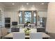 Gourmet kitchen with stainless steel appliances, granite countertops and center island seating at 3816 Turnberry Ct, Duluth, GA 30096