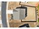 Overhead view showcasing the home's layout, roof, large backyard, and proximity to neighborhood streets at 311 Ivy Chase Loop, Dallas, GA 30157