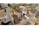 Aerial view shows a beautiful, well-maintained home and neighborhood at 5289 Browning Sw Way, Lilburn, GA 30047