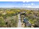 Scenic aerial view showcasing the neighborhood's lush greenery and city skyline at 1830 Marietta Nw Rd, Atlanta, GA 30318