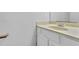Bathroom featuring a sink with white cabinet at 3954 Springleaf Pt, Stone Mountain, GA 30083