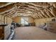 Spacious unfinished attic with insulation at 2046 Drew Dr, Atlanta, GA 30318