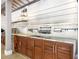 Well-equipped outdoor kitchen with ample counter space, storage, and convenient shelving at 405 9Th Ne St, Atlanta, GA 30309