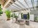 Charming outdoor patio with a water feature and comfortable seating area at 405 9Th Ne St, Atlanta, GA 30309