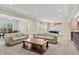 Finished basement with a large seating area, wet bar, and pool table, perfect for entertaining at 6040 Ashborough Park, Cumming, GA 30040