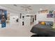 This large bedroom offers a ceiling fan and lots of wall space at 12350 Broadleaf Ln, Johns Creek, GA 30005