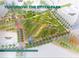 Aerial view of the future Stitch Park, with walking trails, green spaces, and recreational areas for outdoor enjoyment at 120 Ralph Mcgill Ne Blvd # 312, Atlanta, GA 30308
