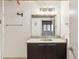 Modern bathroom features a single vanity, granite countertop, and large mirror at 170 Boulevard Se # E127, Atlanta, GA 30312