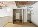 Bedroom featuring carpet, painted beams and pipes, and closet with shelving at 170 Boulevard Se # E127, Atlanta, GA 30312