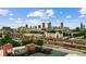 Stunning cityscape view from rooftop, featuring the Atlanta skyline, train tracks, and lush greenery at 170 Boulevard Se # E127, Atlanta, GA 30312
