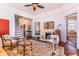 Spacious living room with beautiful hardwood floors, fireplace, and staircase, offering a comfortable and stylish atmosphere at 1069 Colquitt Ne Ave, Atlanta, GA 30307