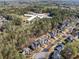 An aerial view of the neighborhood showing the community and the surrounding lush greenery at 345 Crown Vetch Ln, Alpharetta, GA 30005