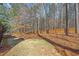 Well-maintained backyard with lawn, mulch beds, and a charming wood fence at 345 Crown Vetch Ln, Alpharetta, GA 30005