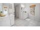 Bright, spacious bathroom featuring white cabinets and natural light at 345 Crown Vetch Ln, Alpharetta, GA 30005