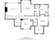 Floorplan of the second floor layout with measurements for rooms and features at 345 Crown Vetch Ln, Alpharetta, GA 30005