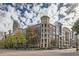 Beautiful facade of a multi-story apartment building with balconies and street views at 390 17Th Nw St # 4031, Atlanta, GA 30363