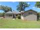 Large backyard with patio and glass enclosed sunroom at 584 Cherokee Ne St, Marietta, GA 30060