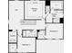 Second floor plan featuring bedrooms, bathrooms, laundry and loft with the primary suite including a walk-in closet at 236 Groveton Ct, Euharlee, GA 30145